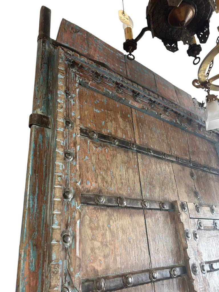 Lg. 'Wicket Gate' Door Pair w/ Metalwork (XD-35473)