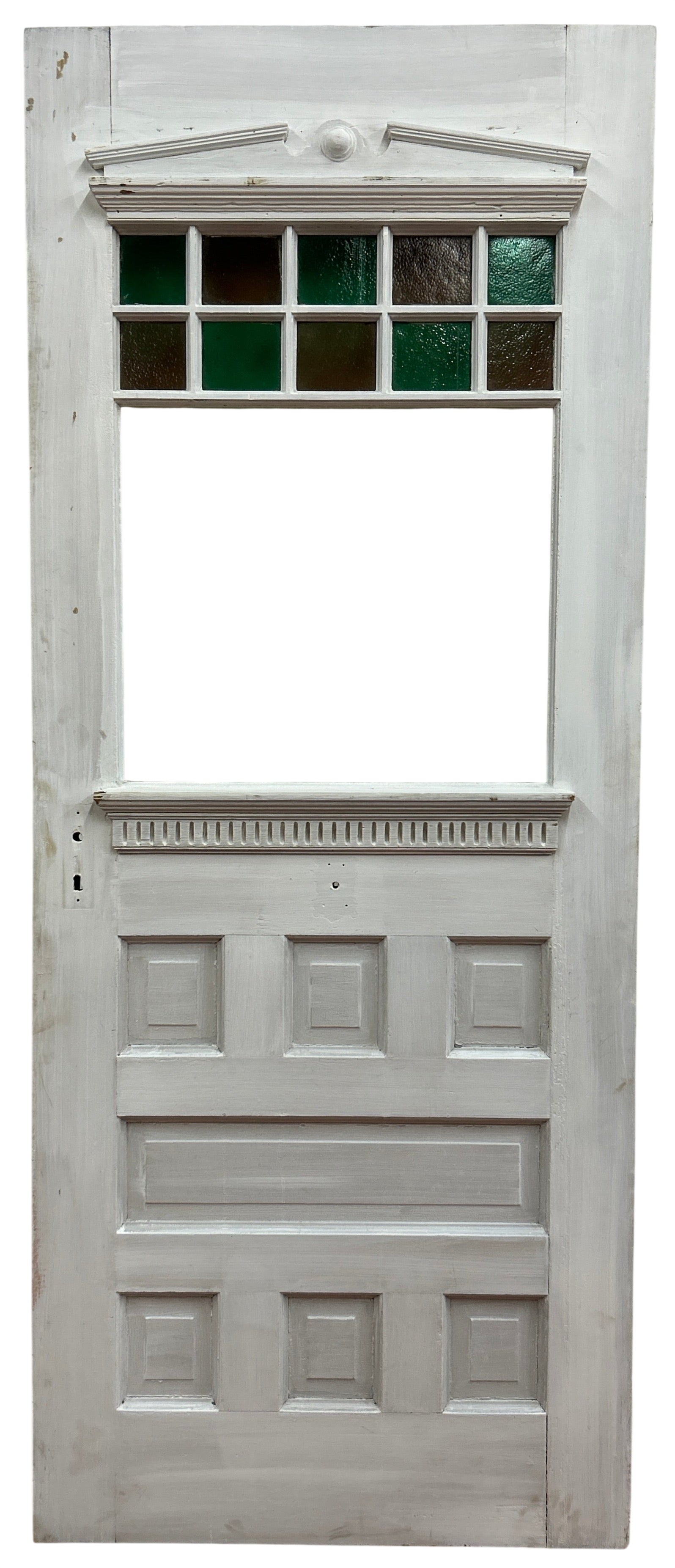 11-Light/ 7-Panel Entry Door w/ Stained Glass (ED-226)