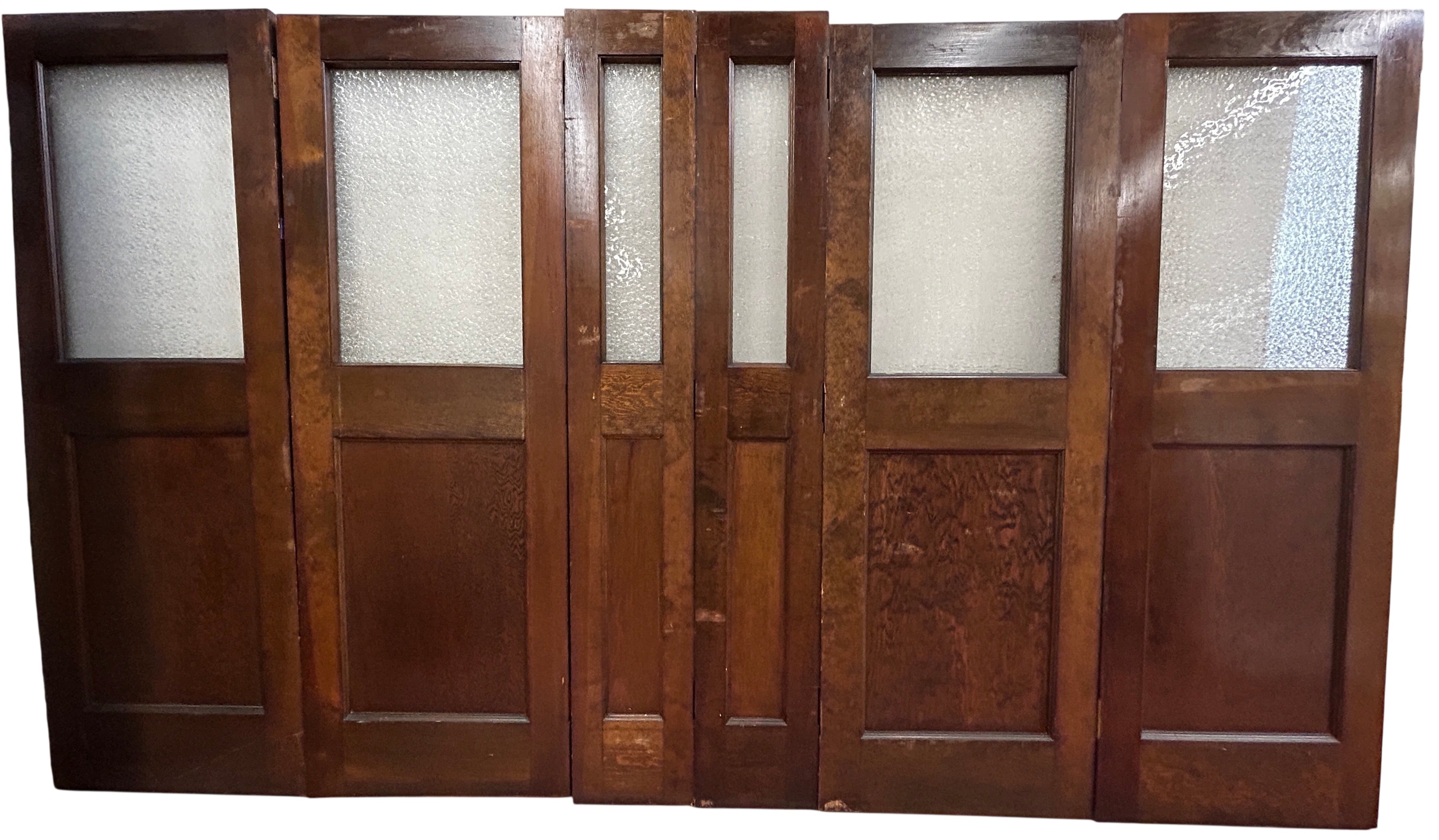 6 Pc. Accordion Door Set w/ Starburst Glass (XD-70)