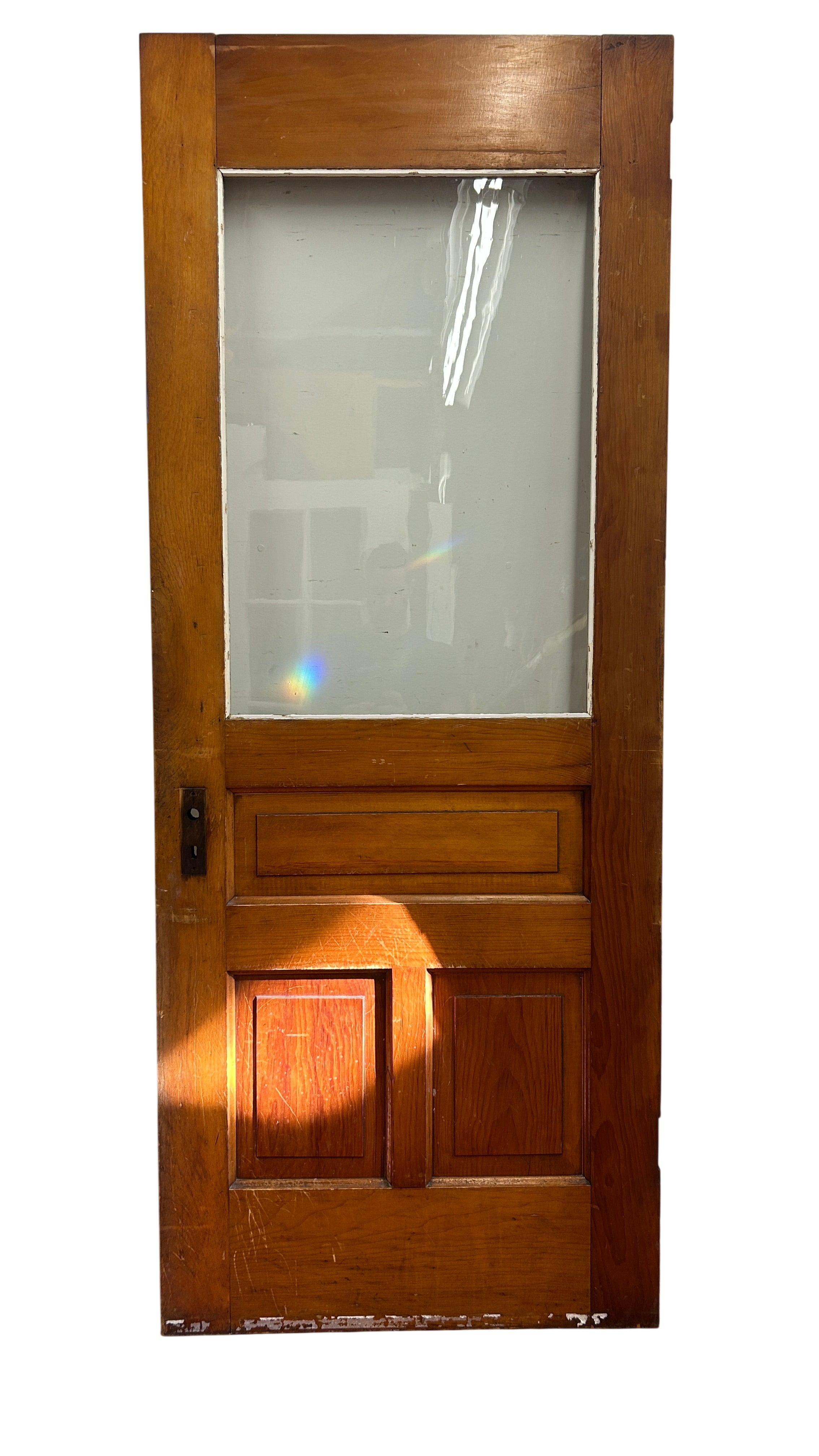 1-Light/ 3-Panel Back Door w/ Raised Detailing (BD-415)