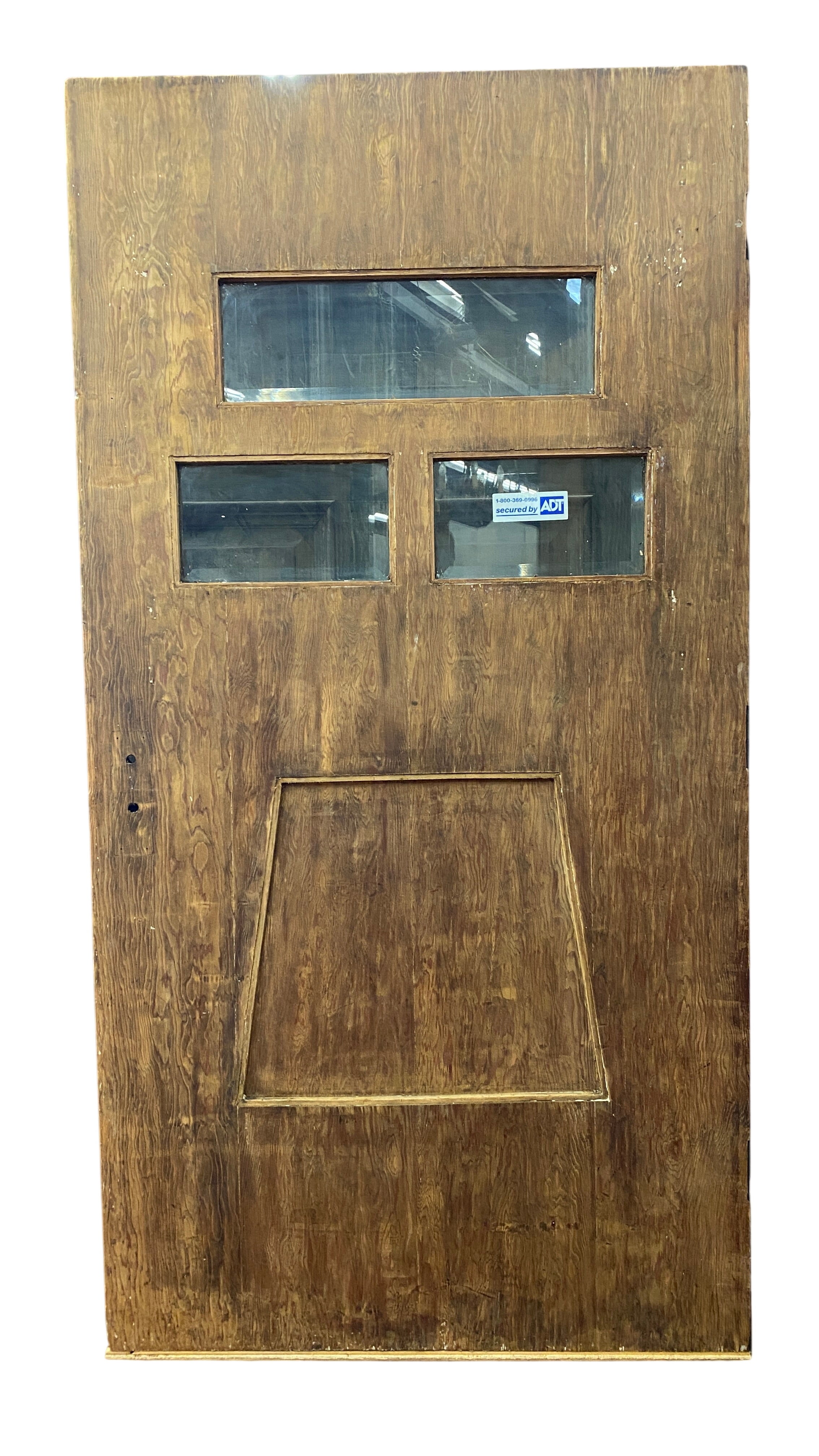 3-Light/ 1-Panel Oak Entry Door (ED-166)
