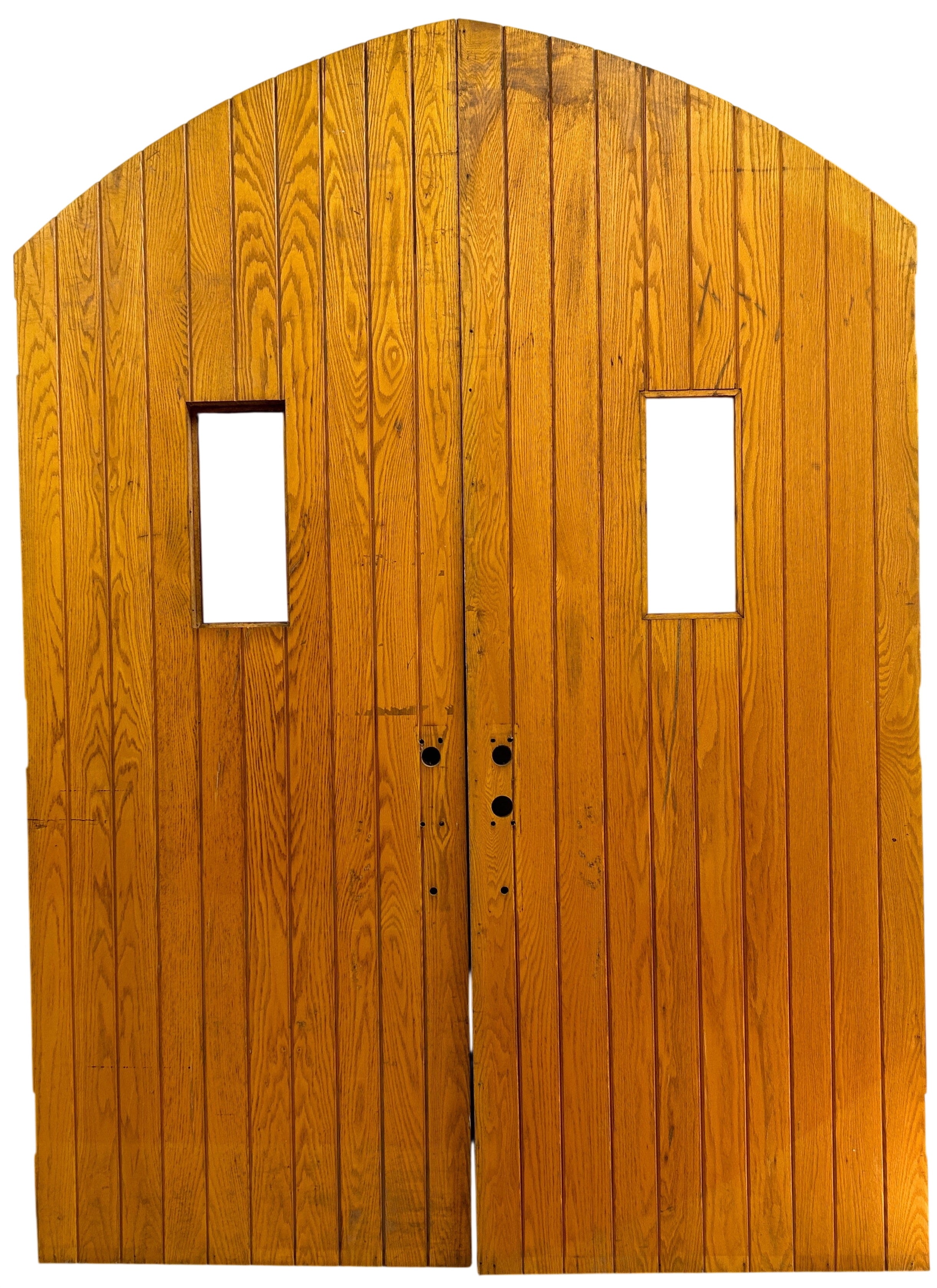 1-Light Arched Plank Pair, Oak (XD-65)