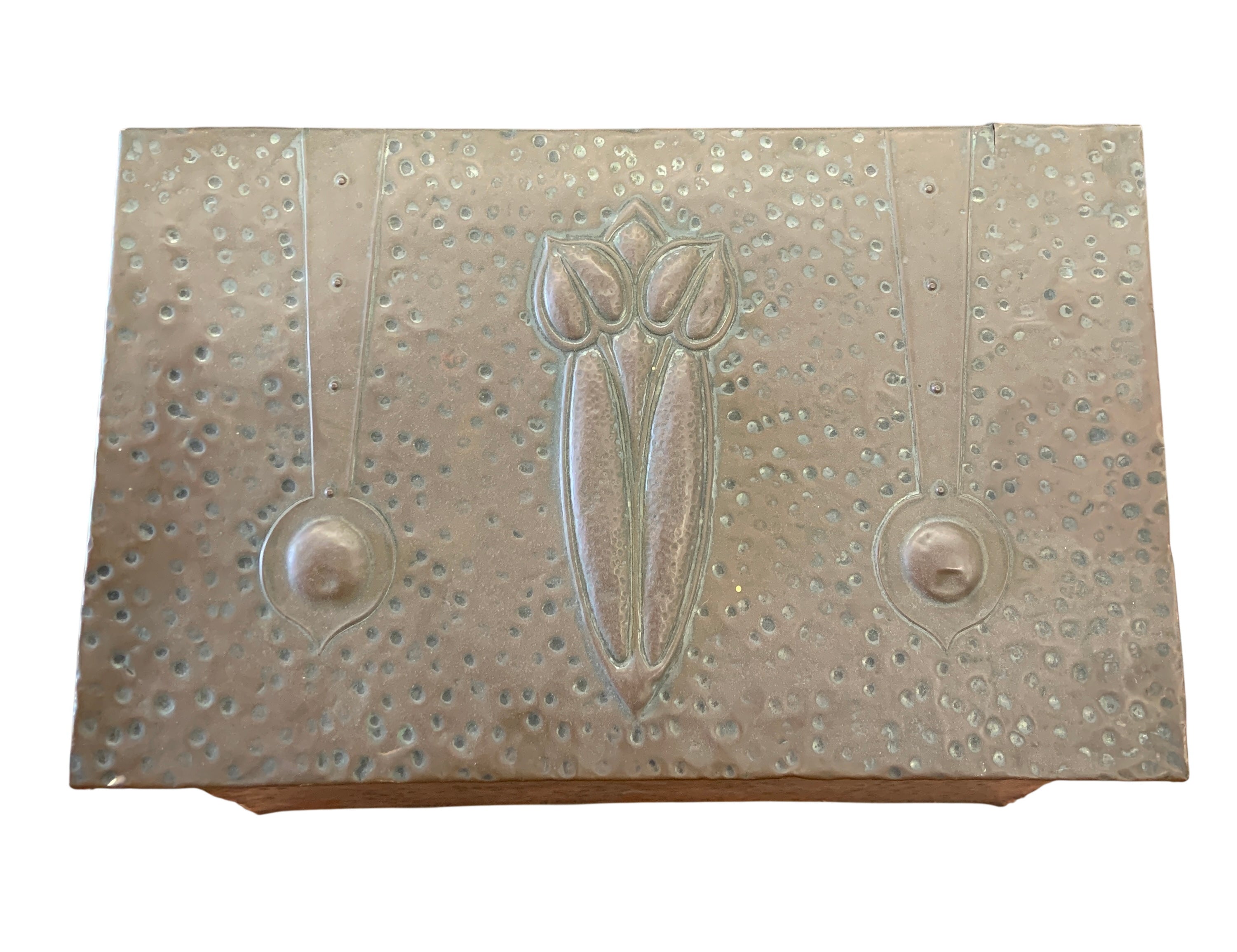 Stamped Brass Firewood Box