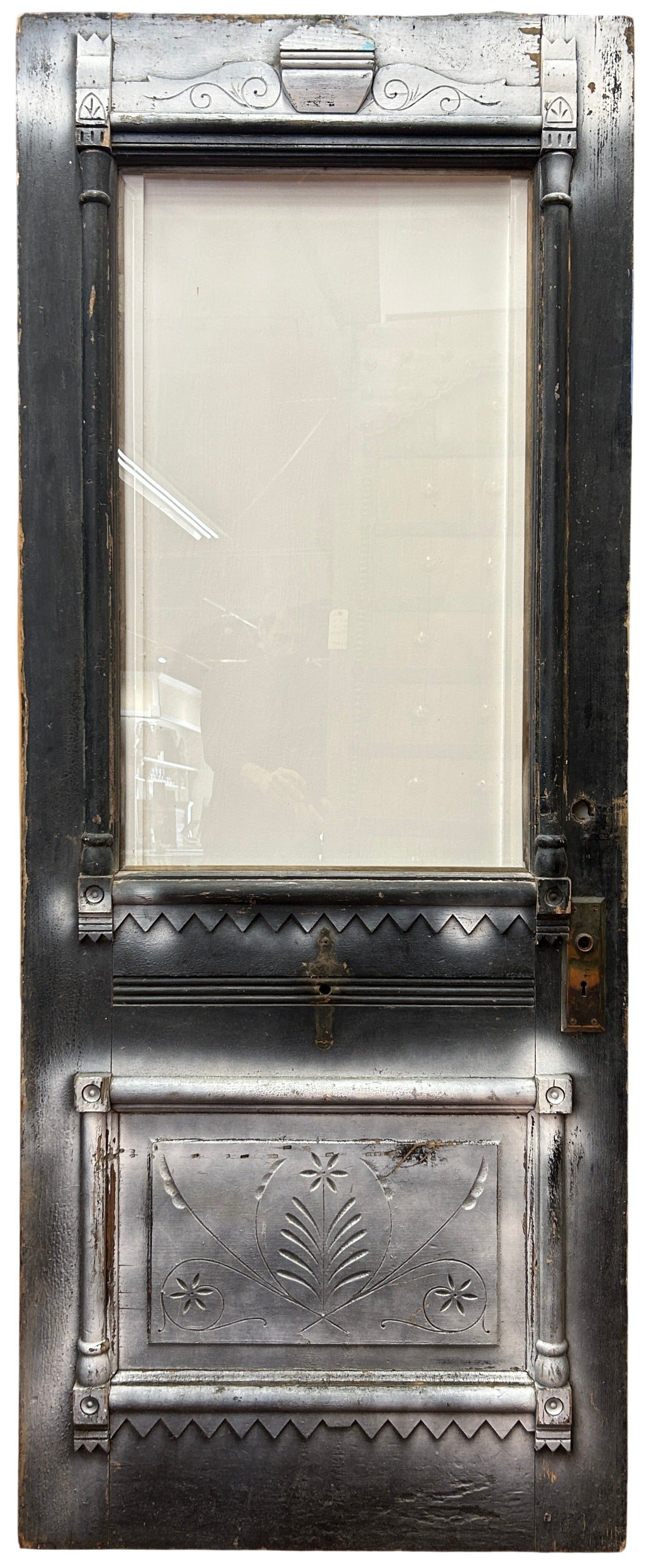 1-Light/ 1-Panel Door w/ Raised Detailing (ED-295)