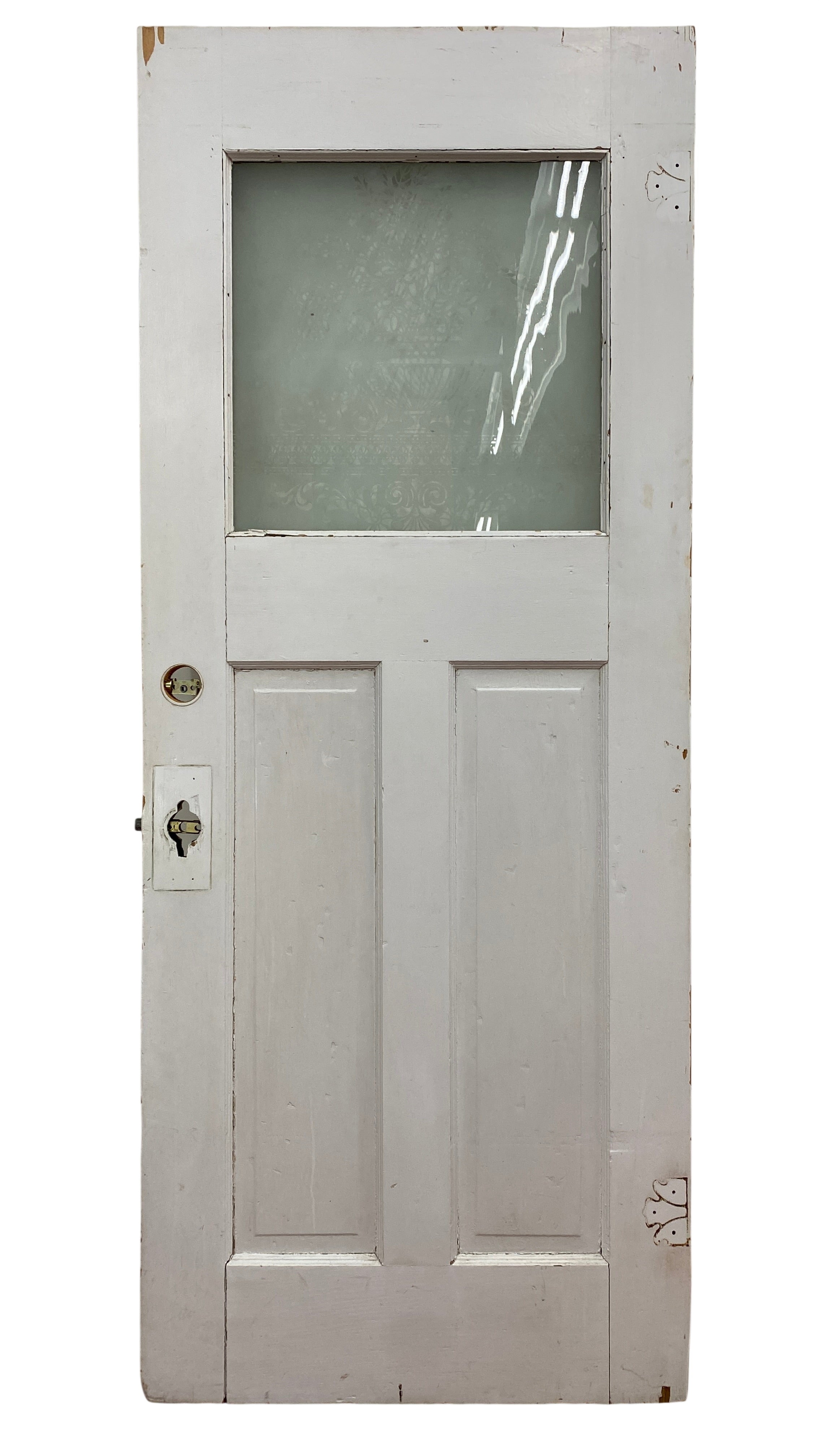 1-Light/ 2-Panel "Pantry" Door w/ Etched Glass (BD-91)