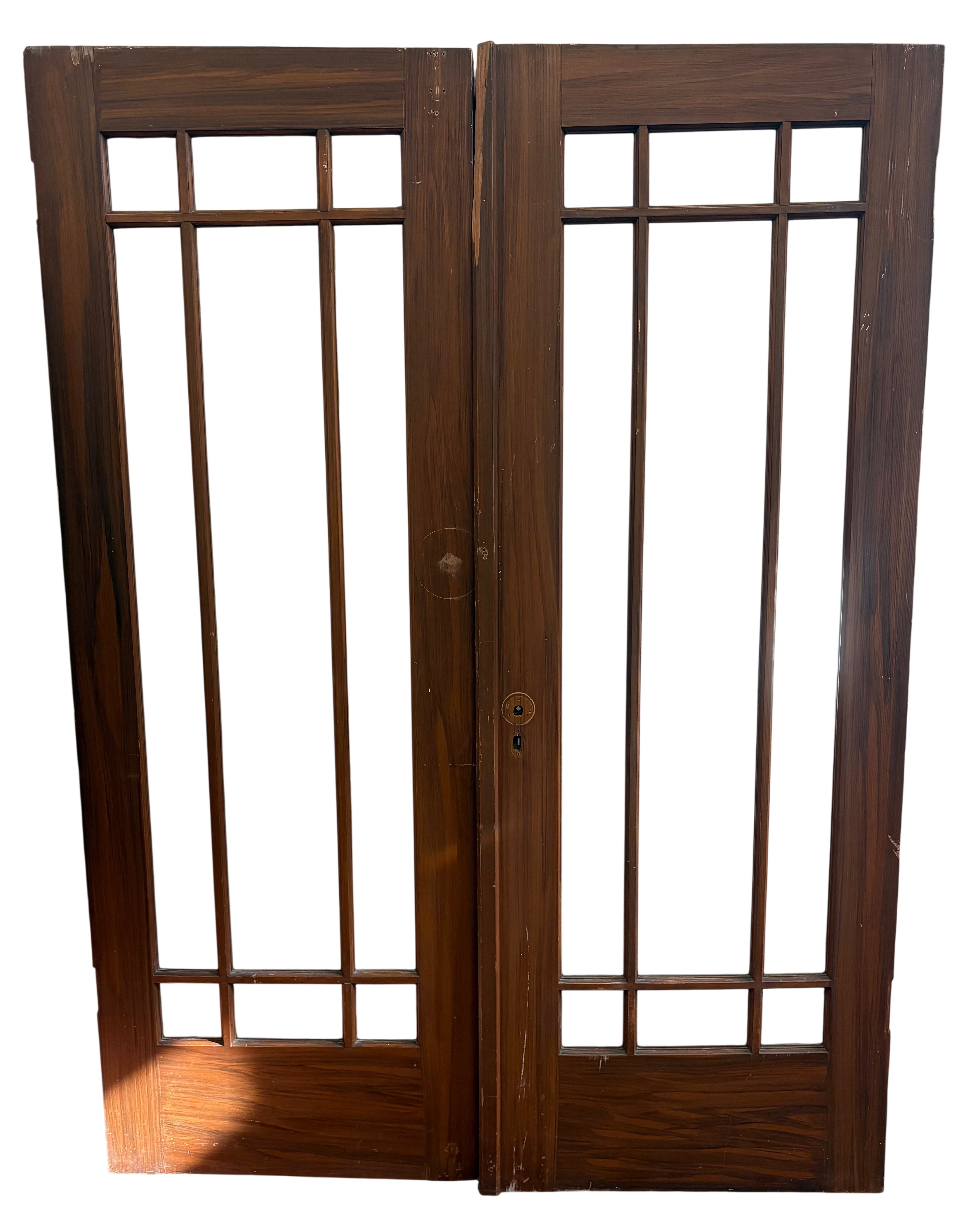 9-Light French Door Pair Beveled Glass (FDP-322)