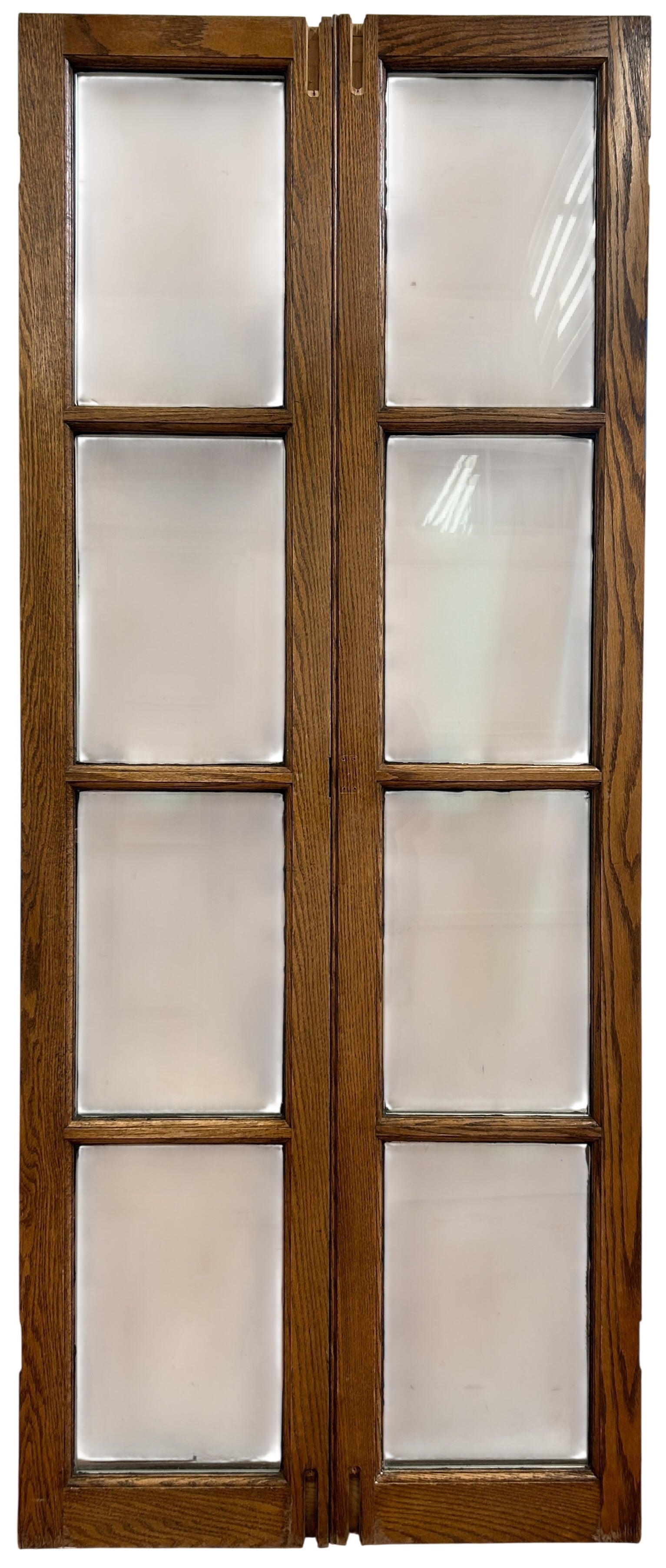 4-Light Dual-Glazed French Door Pair, Oak (FDP-231)