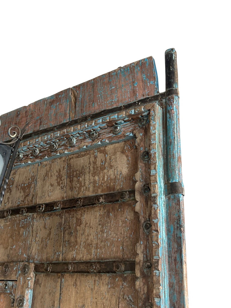 Lg. 'Wicket Gate' Door Pair w/ Metalwork (XD-35473)