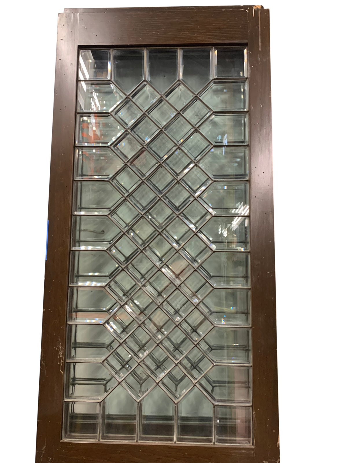 (OE-105) Pair of Lead Glass Room Dividers