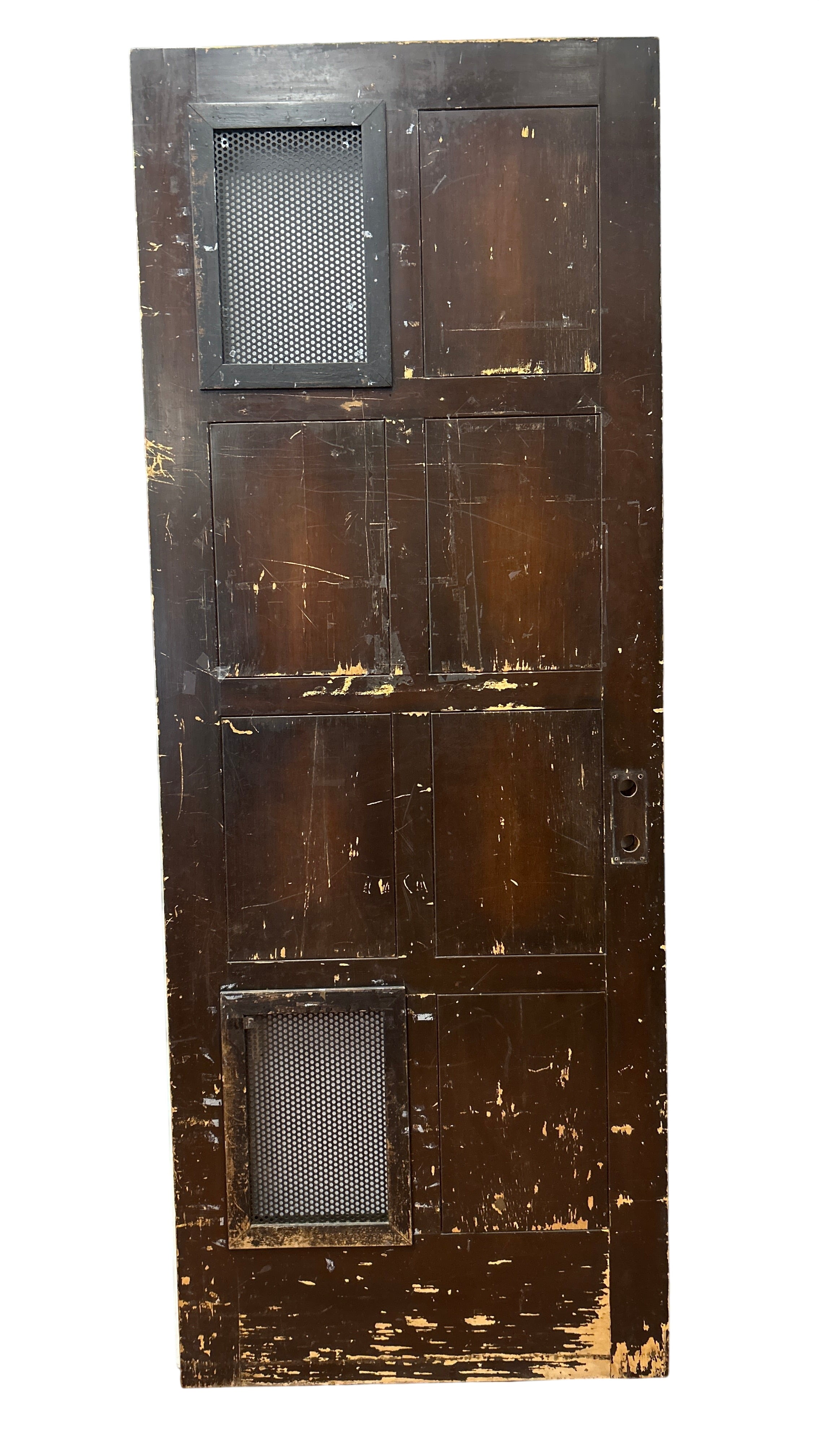 Eight Flat Paneled Entry Door with Flat Reverse Side (ED-288)