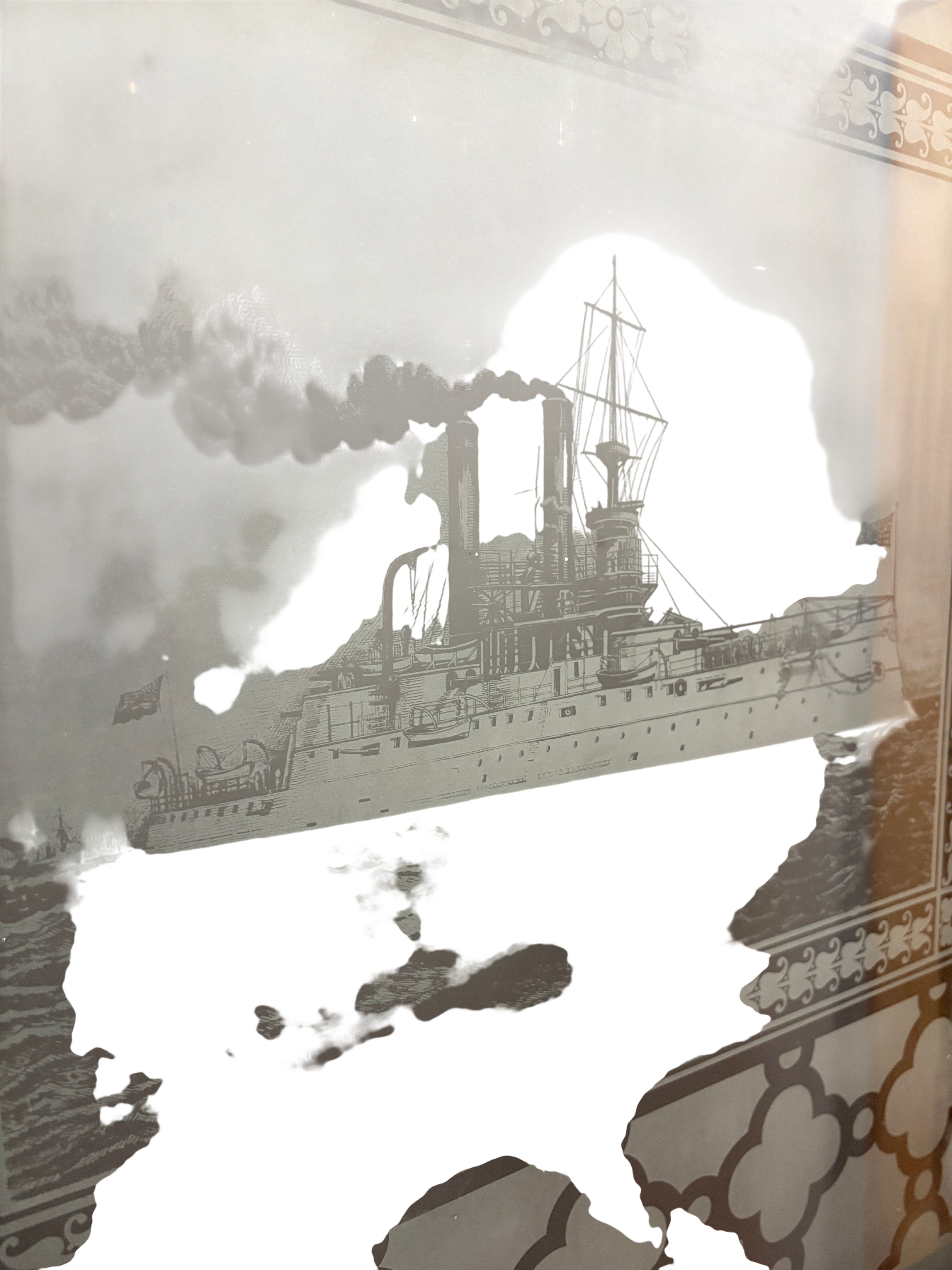1-Light/ 5-Panel Acid Etched Ship Back Door (BD-444)