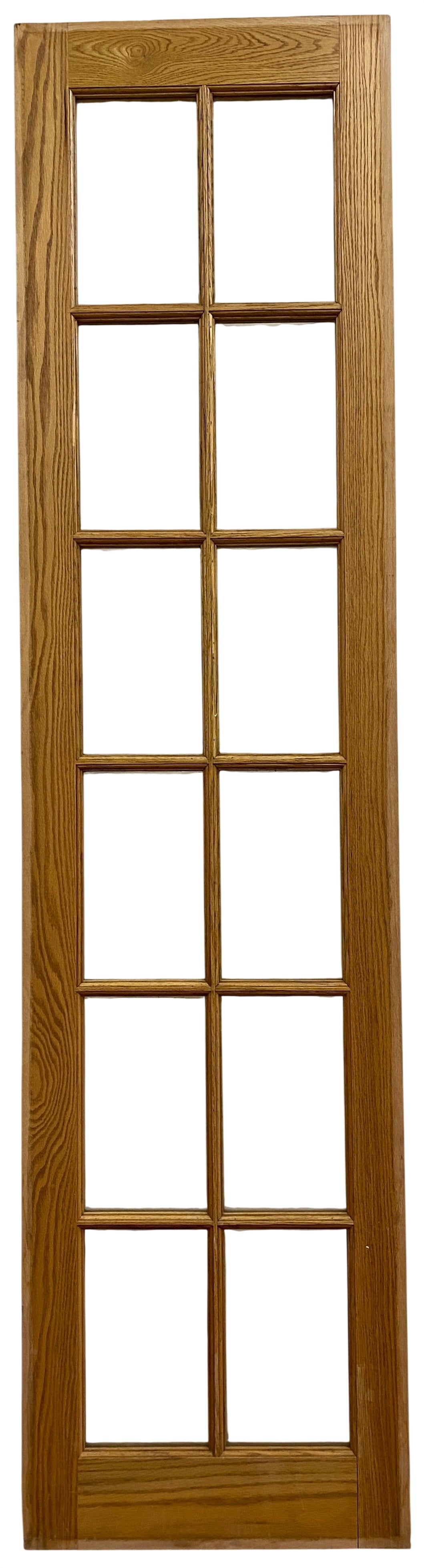 12-Light White Oak French Door Single (FDS-95.B)