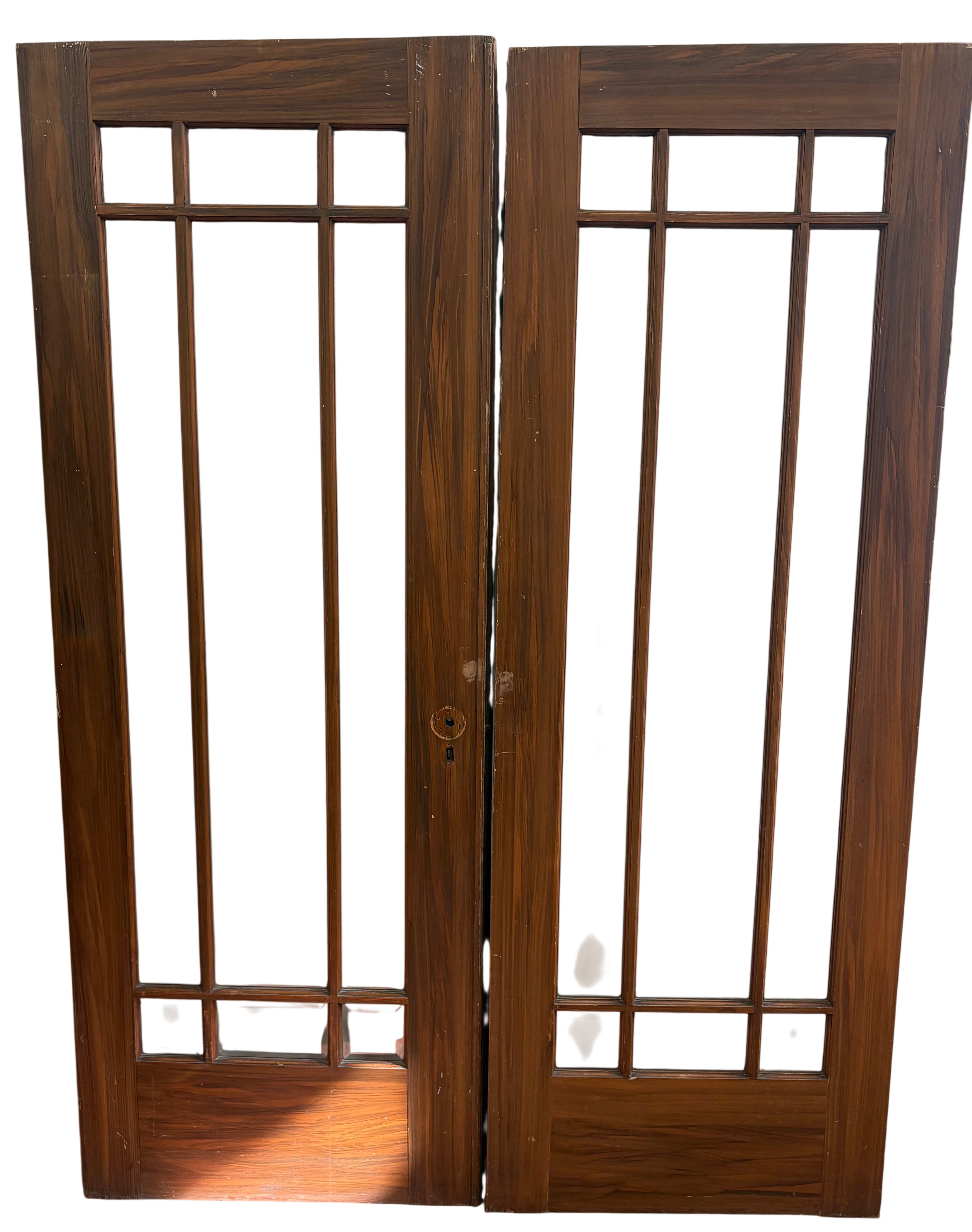 9-Light French Door Pair Beveled Glass (FDP-322)