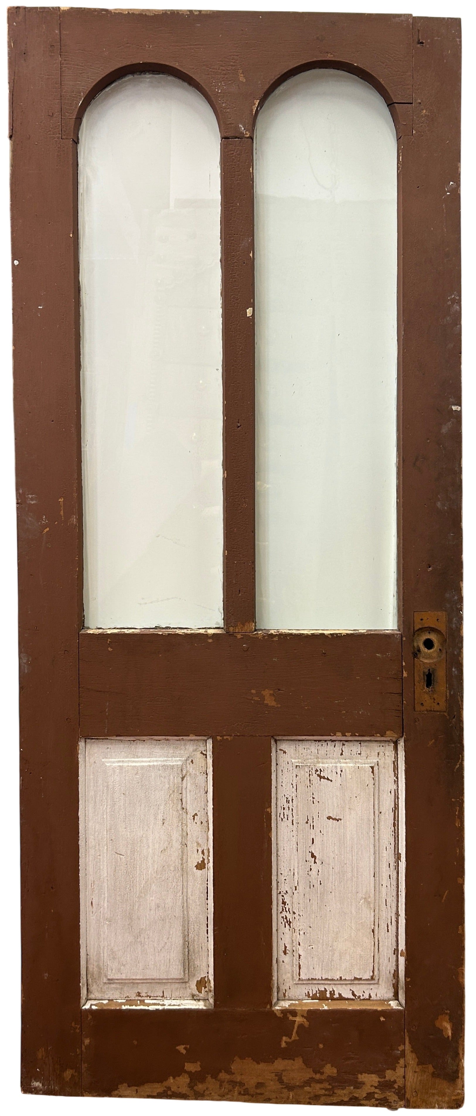 2-Light/ 2-Panel Arched-Glass Back Door (BD-294)