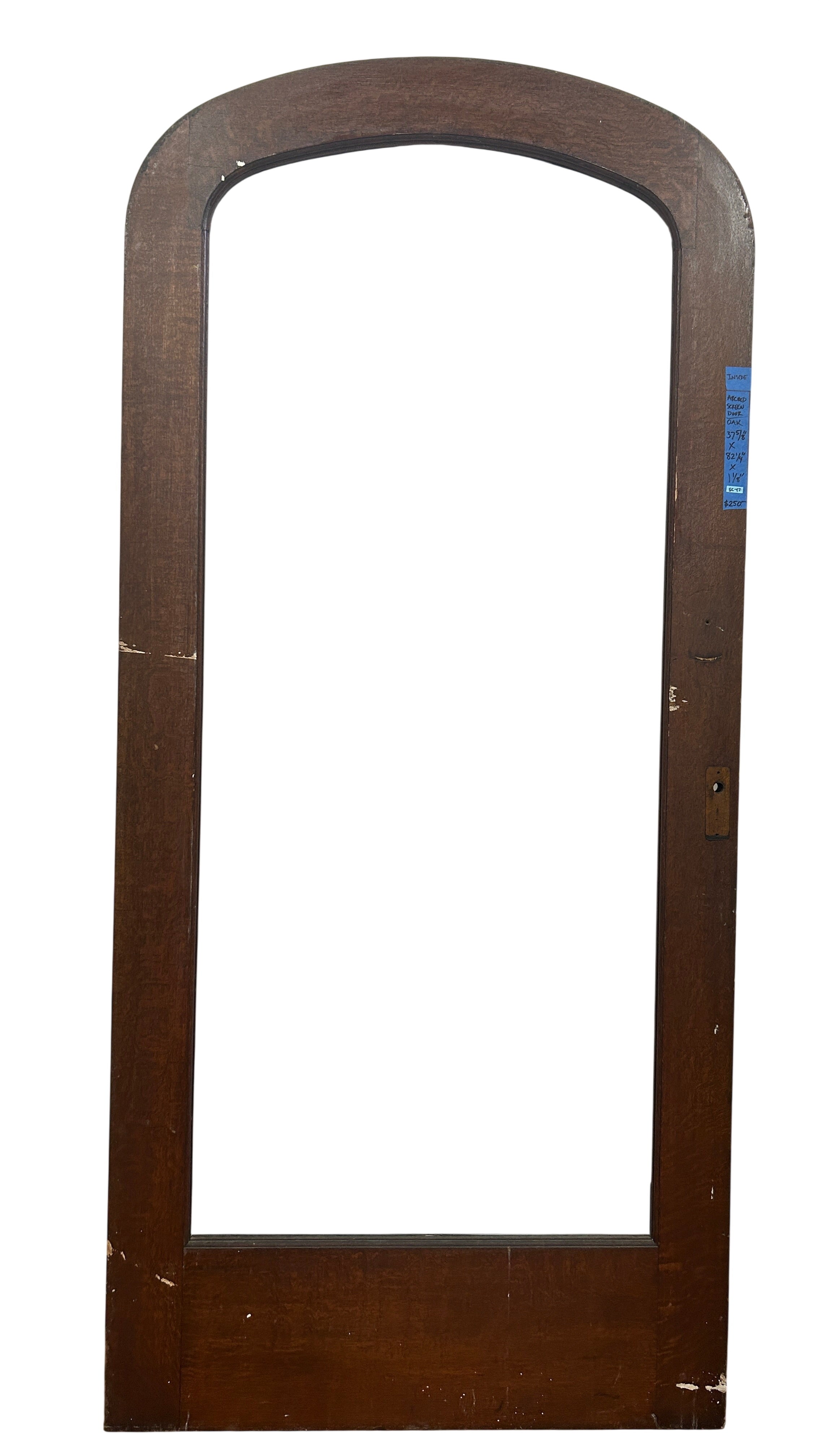 Arched Oak Screen Door (SC-17)