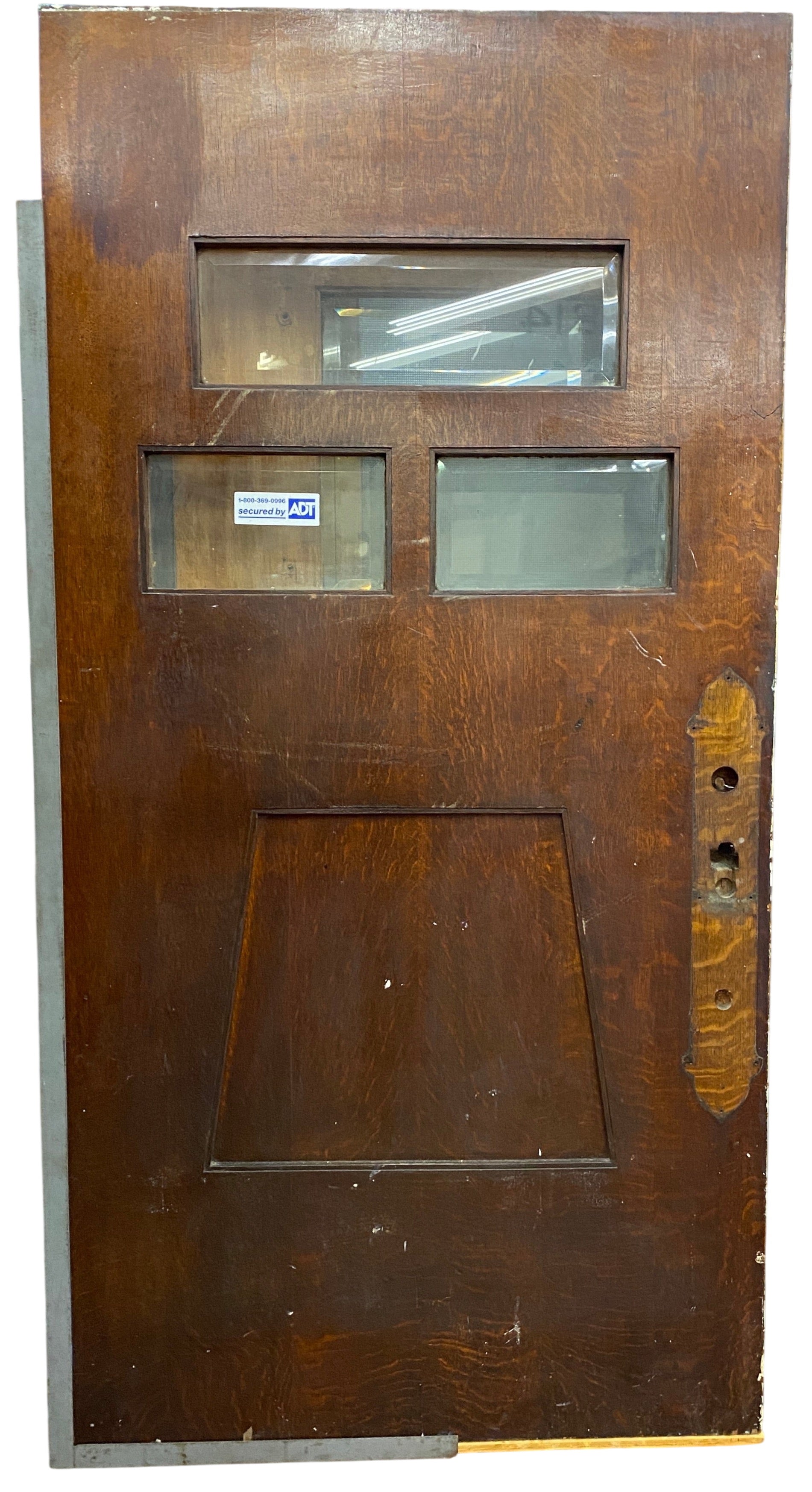 3-Light/ 1-Panel Oak Entry Door (ED-166)