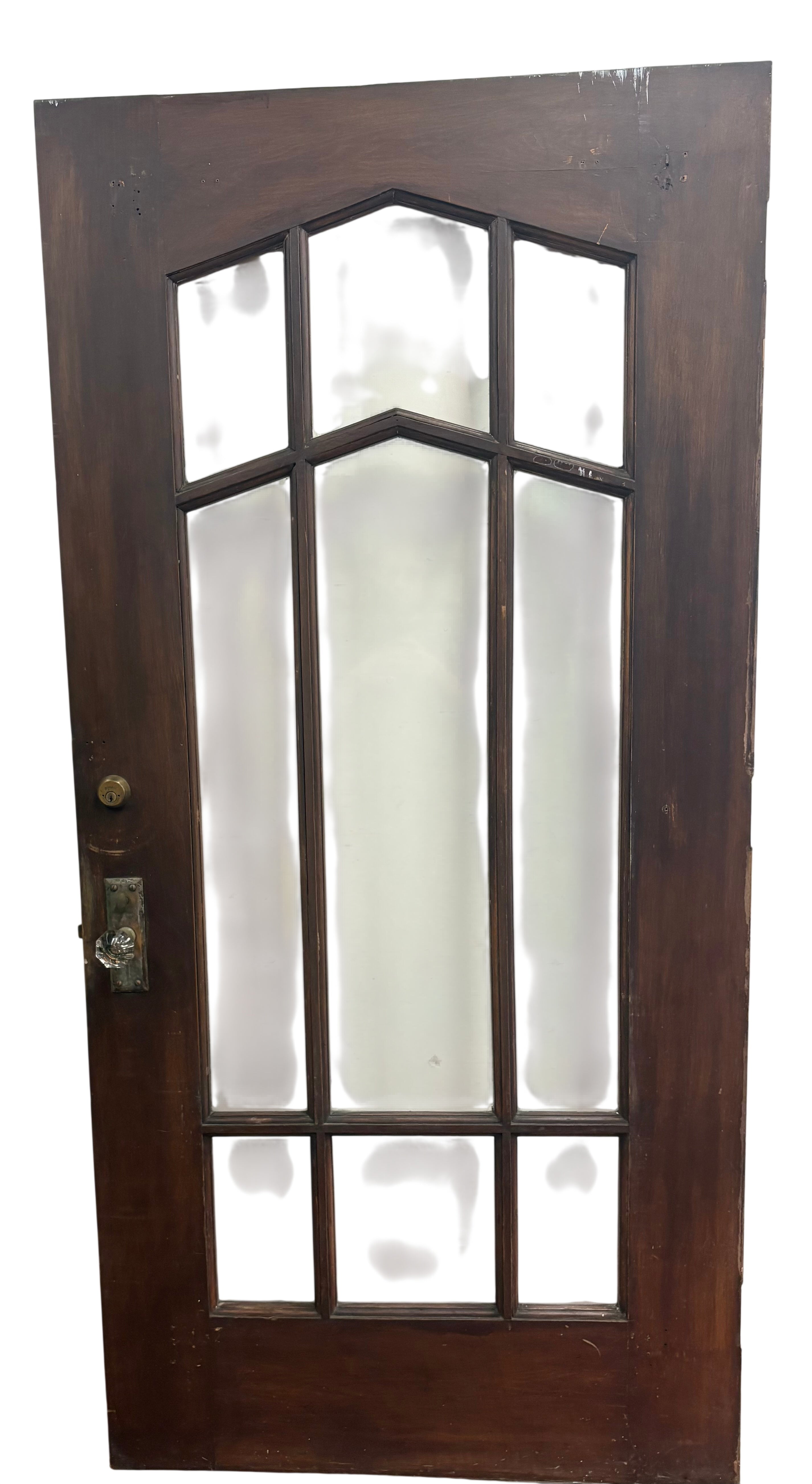 Arts and Crafts 9 Light Entry Door (ED-406)