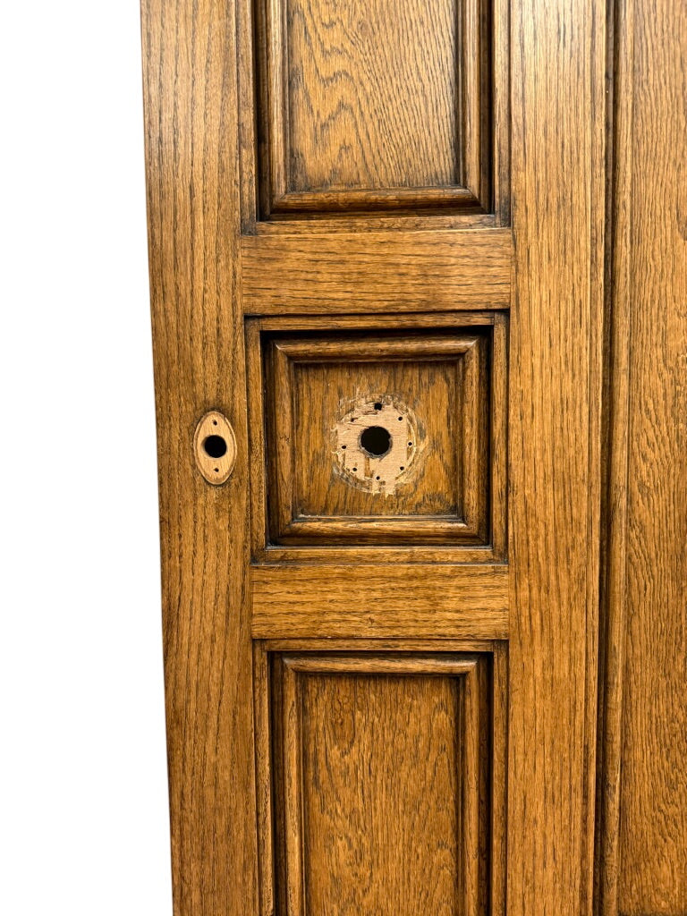 (XD-118) Multi Panel Oak Door