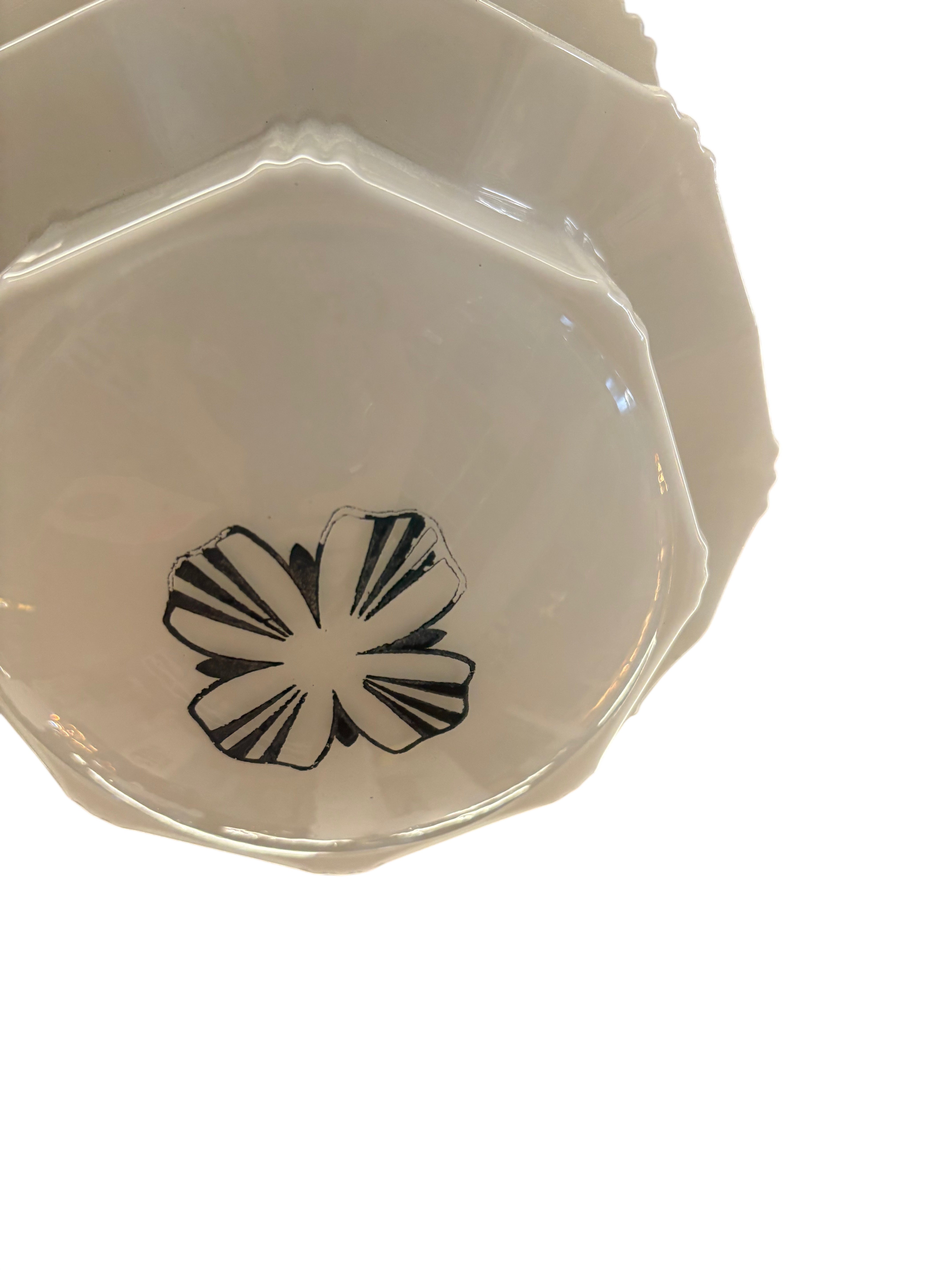 Art Deco Pendant Light with Geometric Milk Glass Shade-(lt-1126)