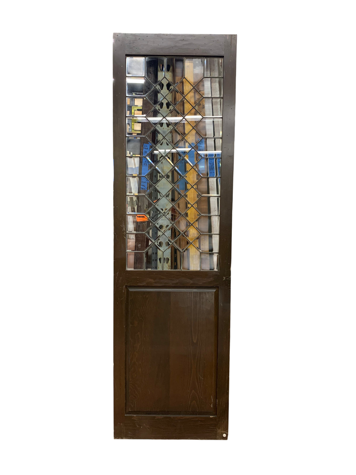 (OE-105) Pair of Lead Glass Room Dividers