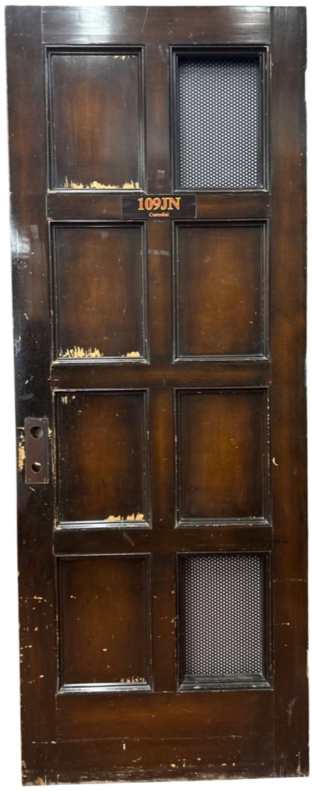 Eight Flat Paneled Entry Door with Flat Reverse Side (ED-288)