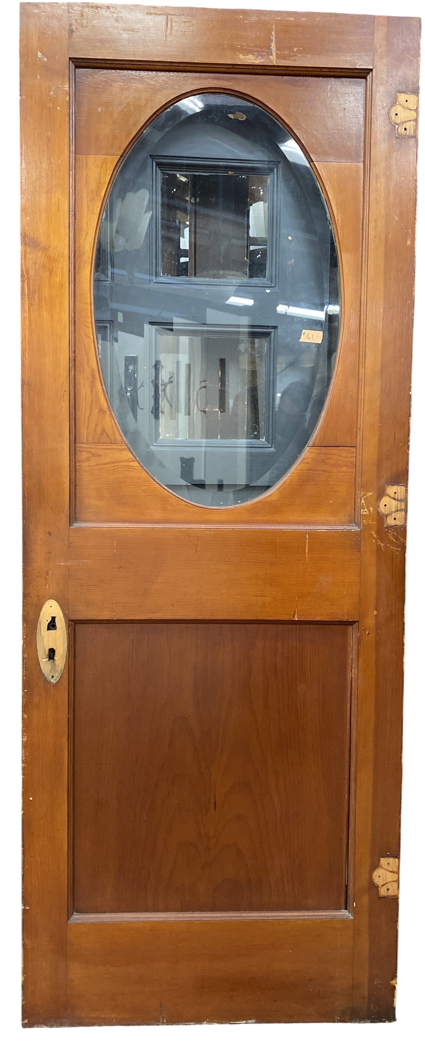 Beveled Oval Glass Entry Door (ED-6)