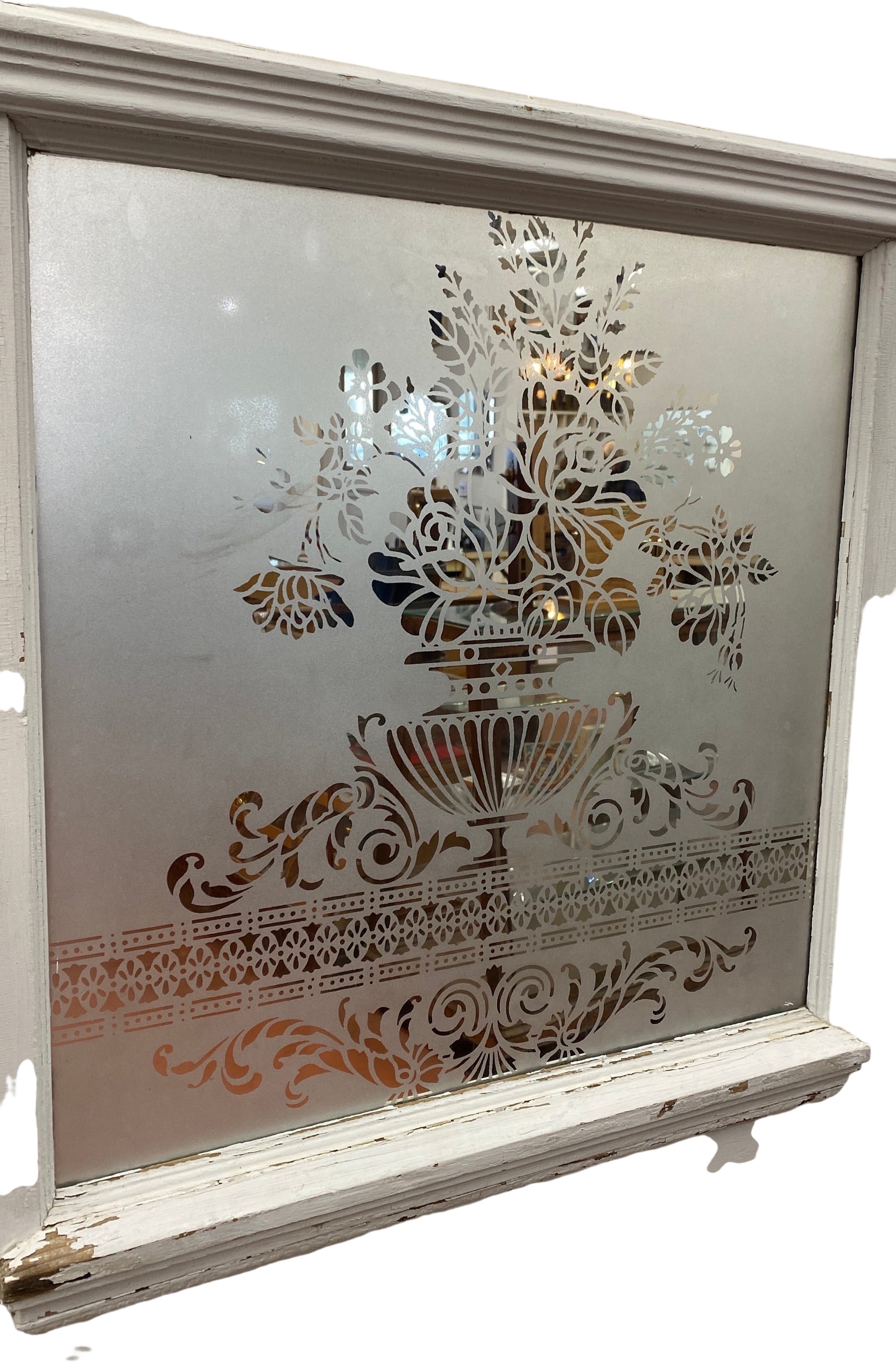 1-Light/ 2-Panel "Pantry" Door w/ Etched Glass (BD-91)