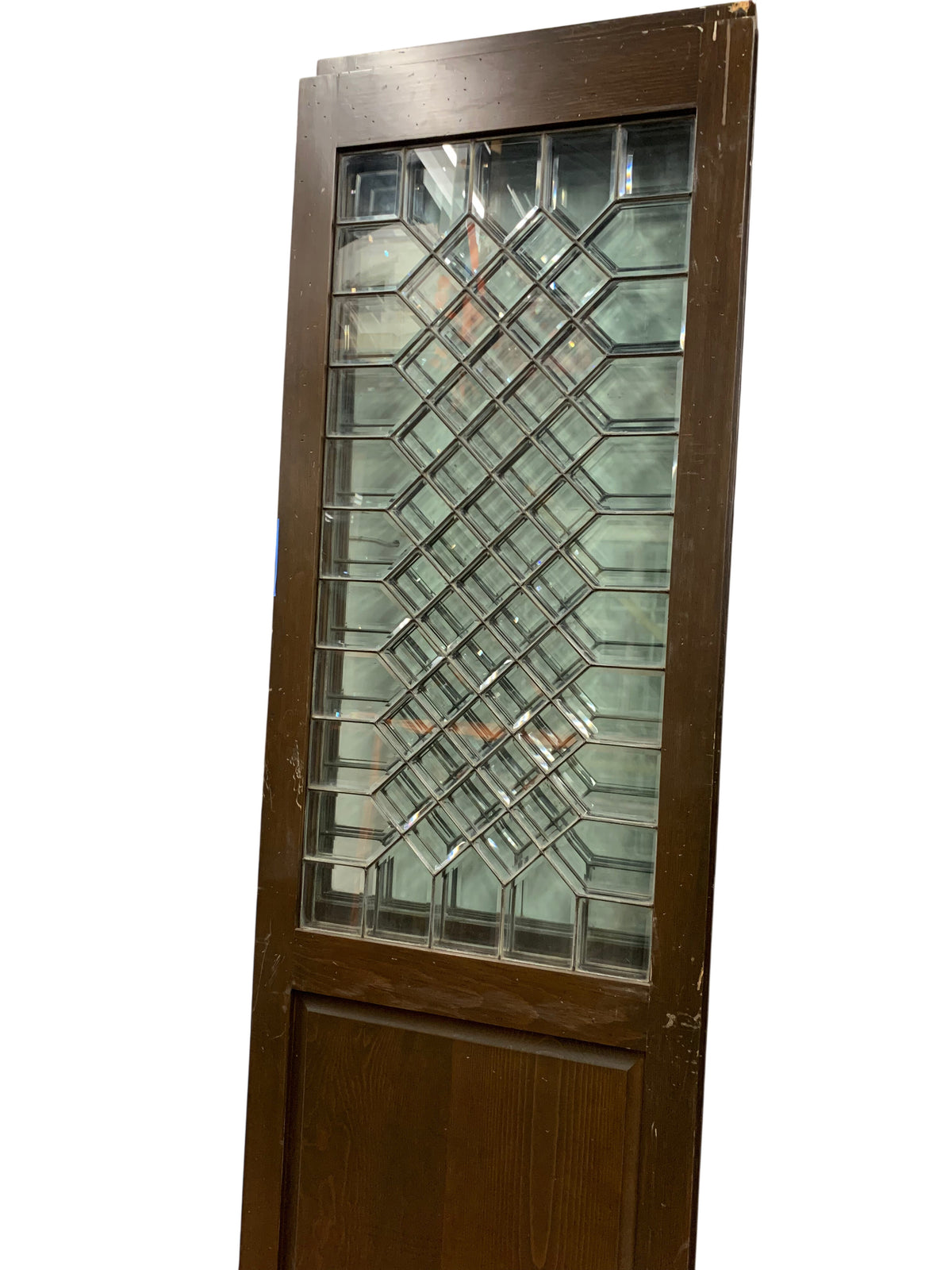 (OE-105) Pair of Lead Glass Room Dividers