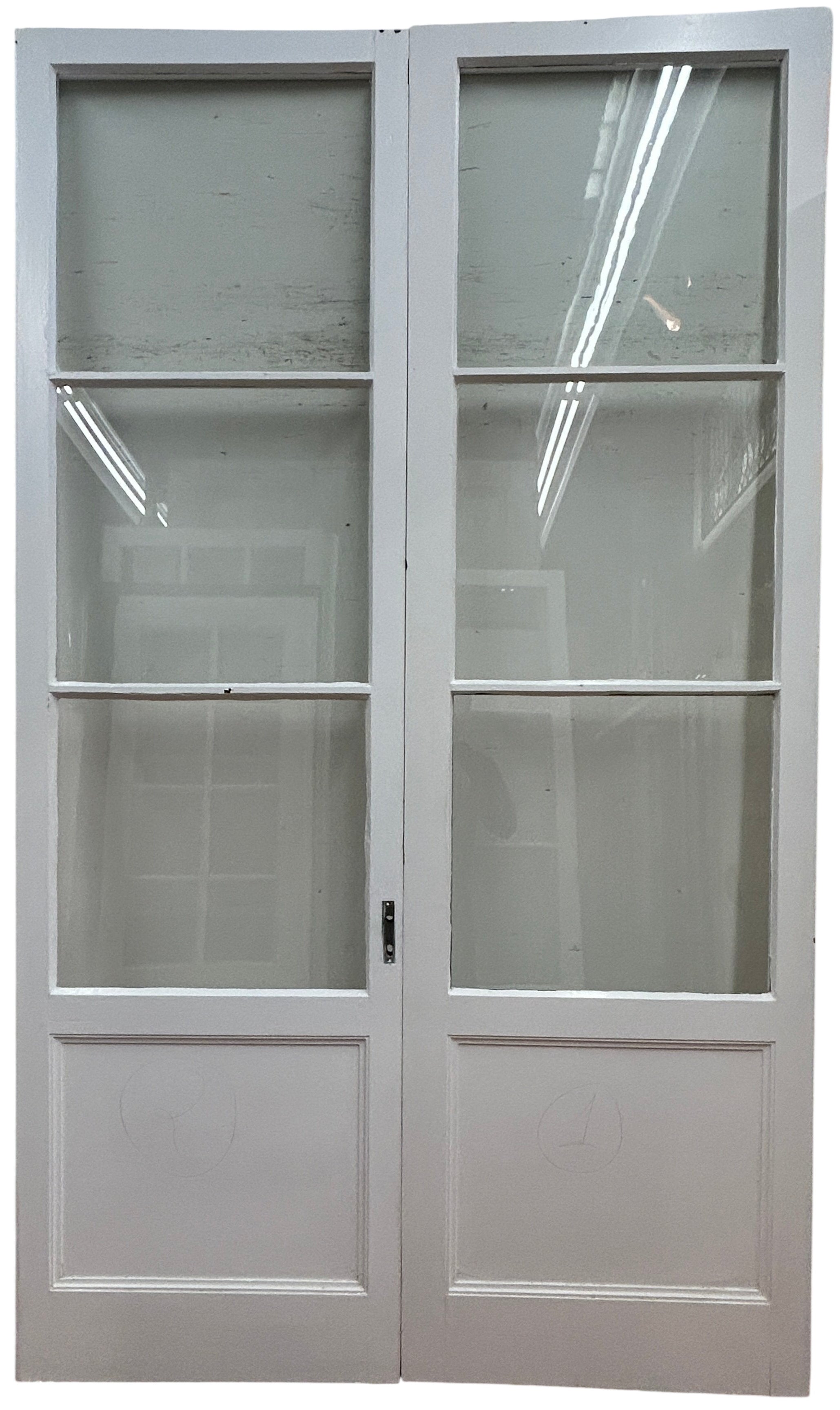 3-Light/ 1-Panel French Door Pair (FDP-235)