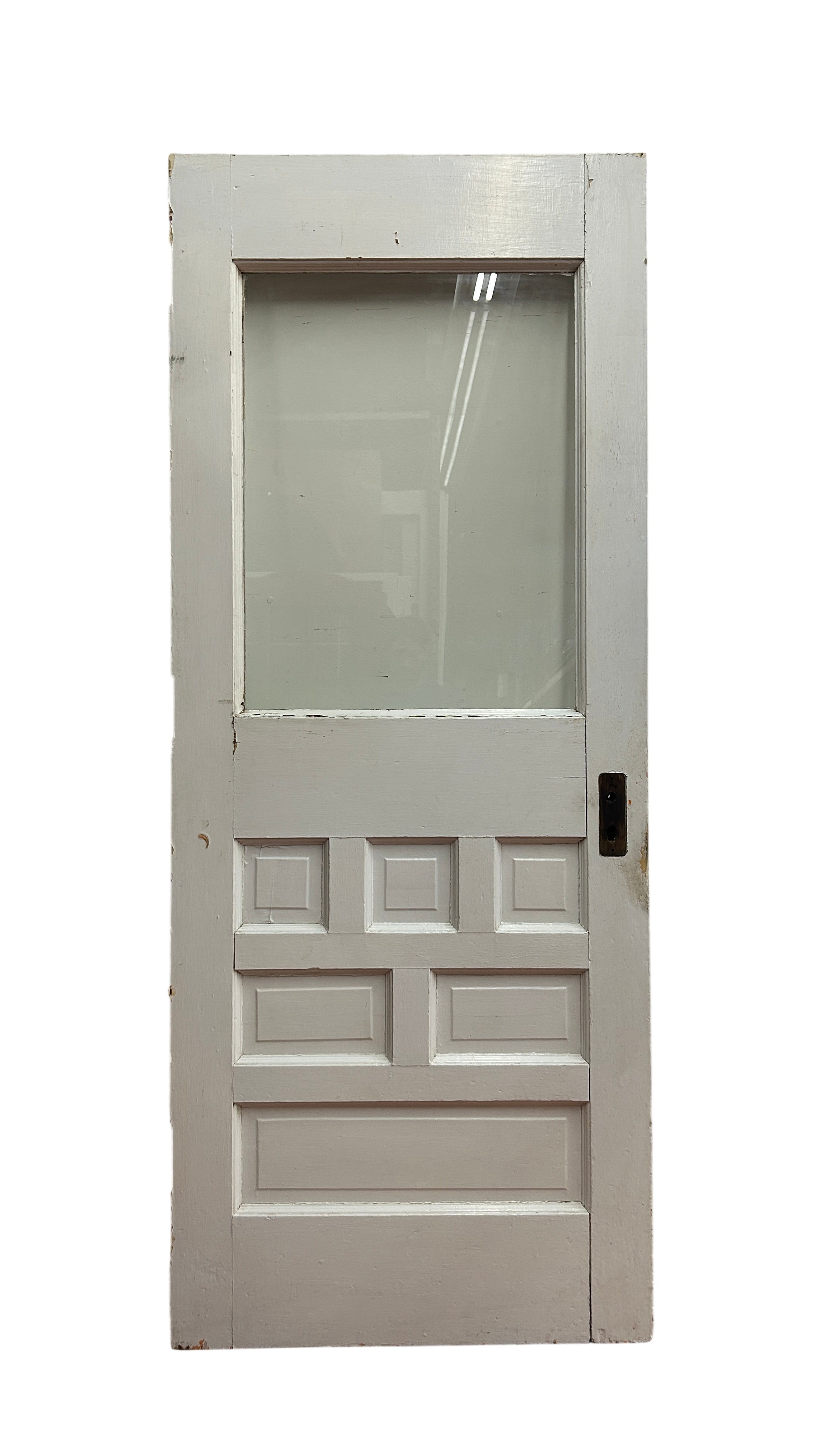 1-Light/ 6-Panel Back Door w/ Raised Detail (BD-273)