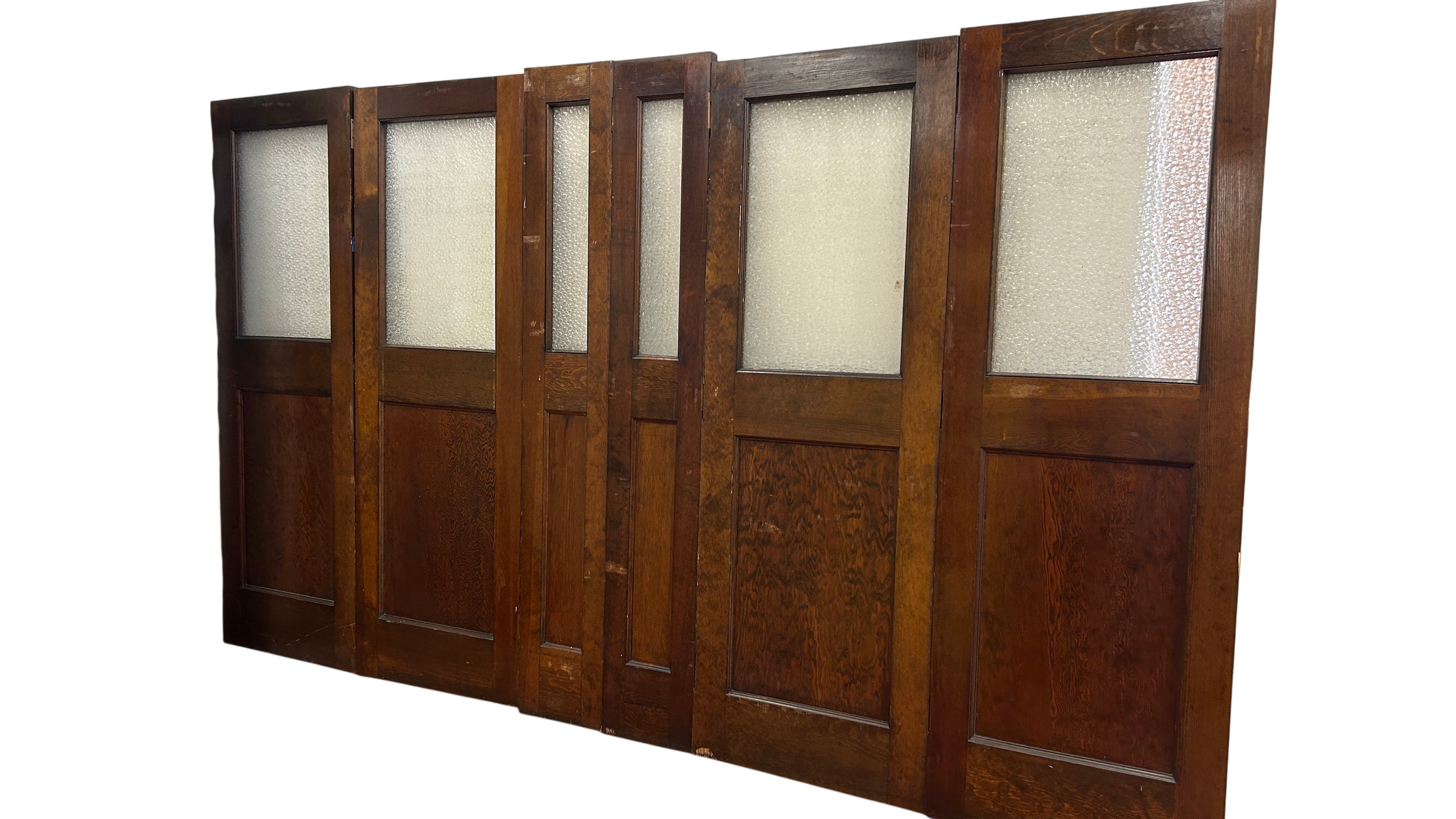 6 Pc. Accordion Door Set w/ Starburst Glass (XD-70)