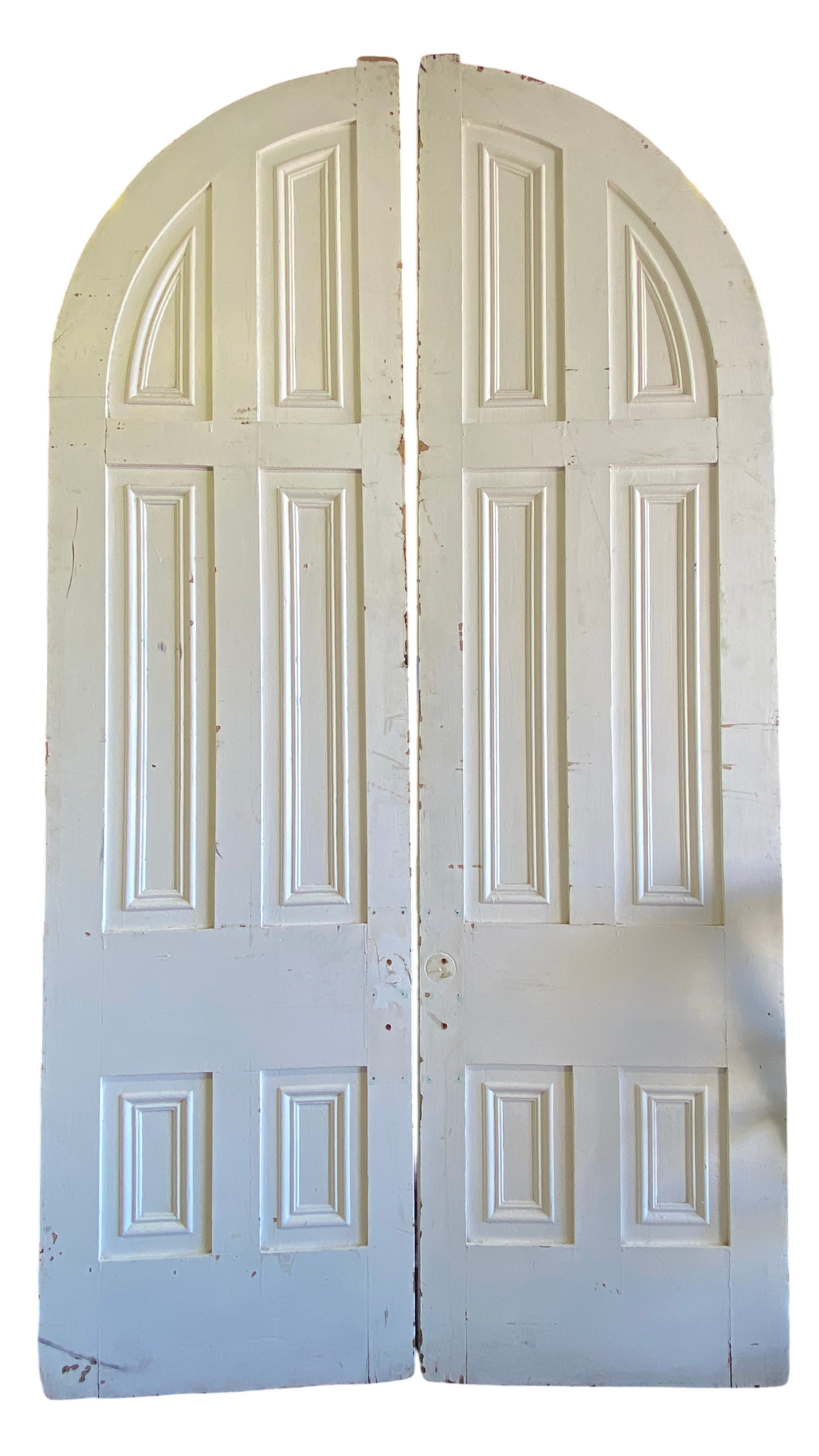 6-Panel Arched Pocket Door Pair (XD-33)