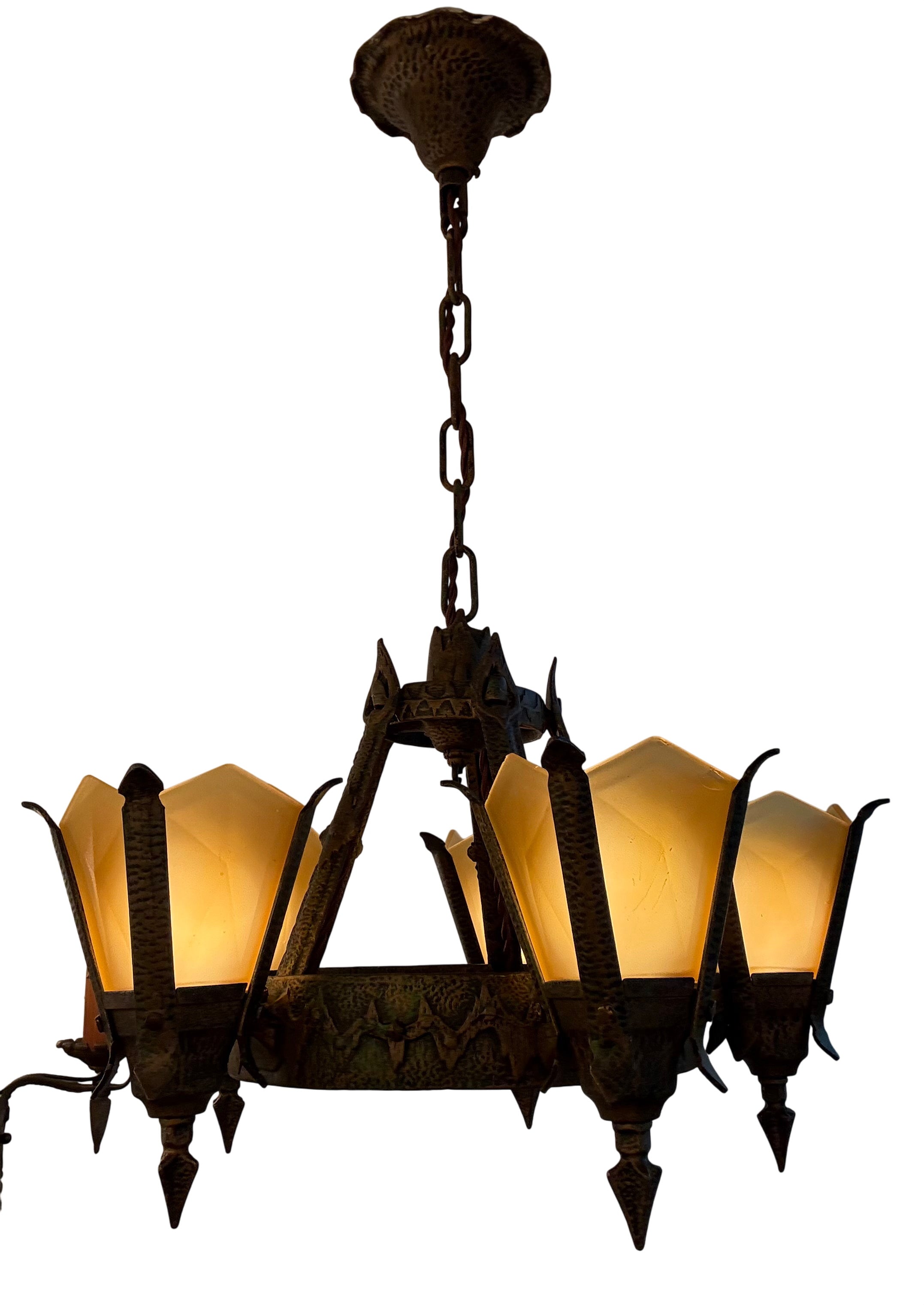 CHANDELIER – ORNATE METAL (LT-1218)