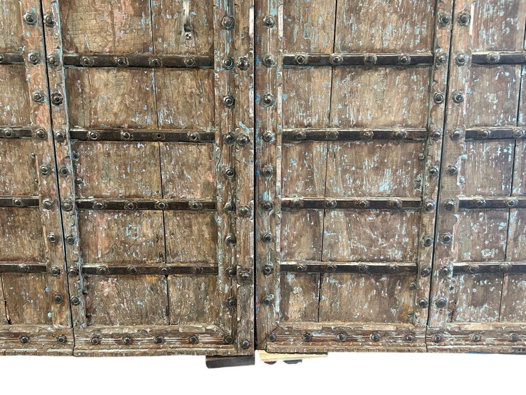 Lg. 'Wicket Gate' Door Pair w/ Metalwork (XD-35473)
