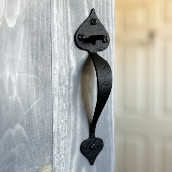 Acorn Rough Heart Thumb Latch Set RSCBR