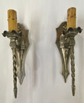 Silver Plated Sconce Pair (LT-158)