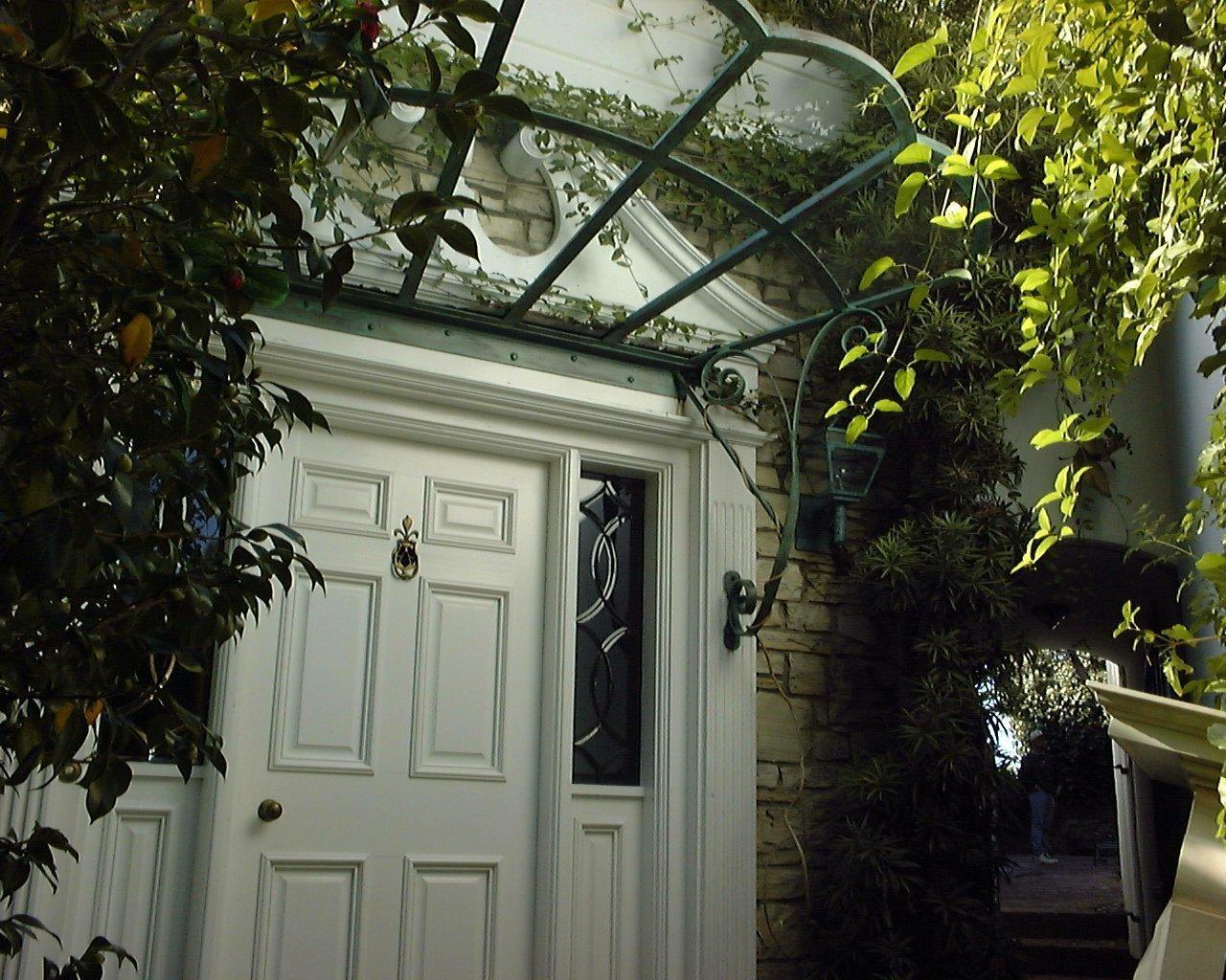 Art Nouveau Wrought Iron Awning [JUN19-20]