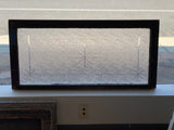 Leaded glass window with wheel-cut detail (PRJUL20-46)