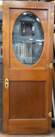 Beveled Oval Glass Entry Door (ED-6)