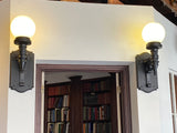 Pair of Empire Exterior Wall-Mount Lights (LT-247)