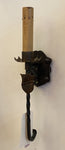 Twisted Cast-Iron Sconce w/ Shield Detail (LT-252)