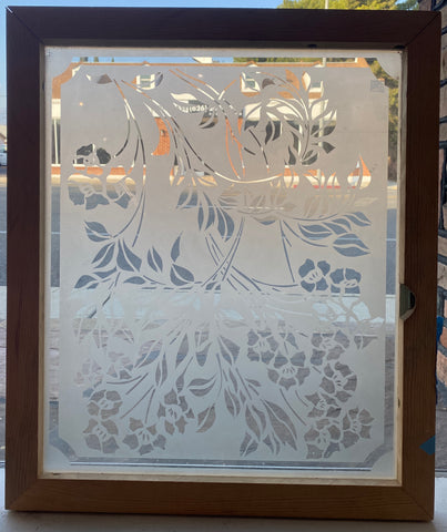 Etched Glass Panel [MAY16-63]