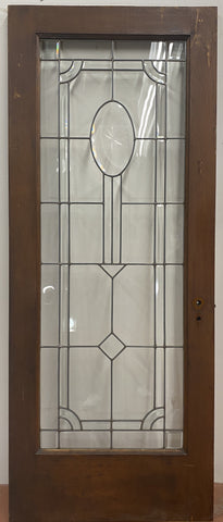 Leaded Glass Entry Door (XD-26.4)
