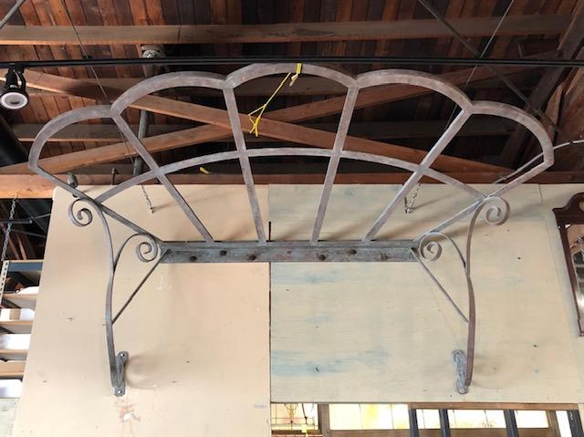 Art Nouveau Wrought Iron Awning [JUN19-20]