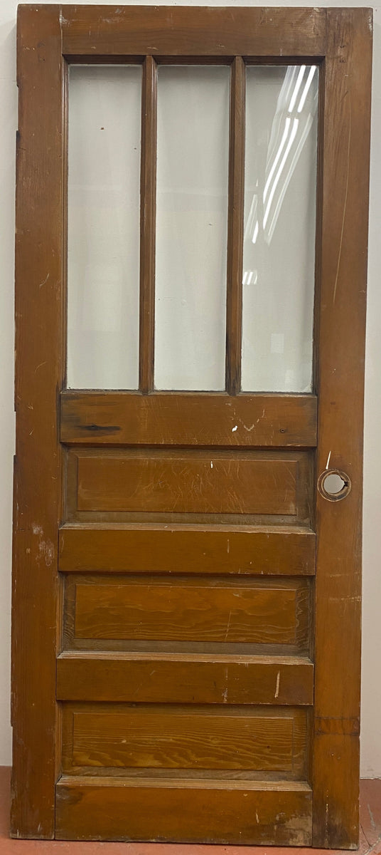 3Light/ 3Panel Entry (ED131) Pasadena Architectural Salvage