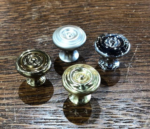 Small Reproduction Brass Raised Target Knobs