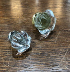 Reproduction Soft Edge Fluted Glass Knobs