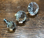 Reproduction Faceted Glass Knobs