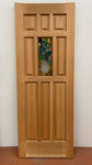1-Light/ 8-Panel Stained Glass Entry Door (ED-C.1)