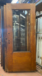 1-Light Beveled Glass Entry Door w/ Egg & Dart Detail (ED-126)